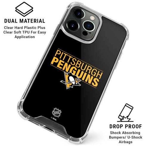 NHL Pittsburgh Penguins Lineup iPhone 16 Pro Clear Case